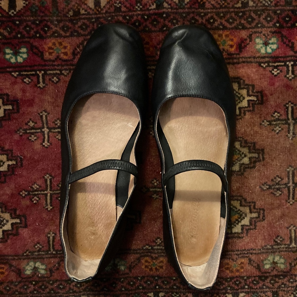 Madewell Greta Mary Jane Ballet Flat Black